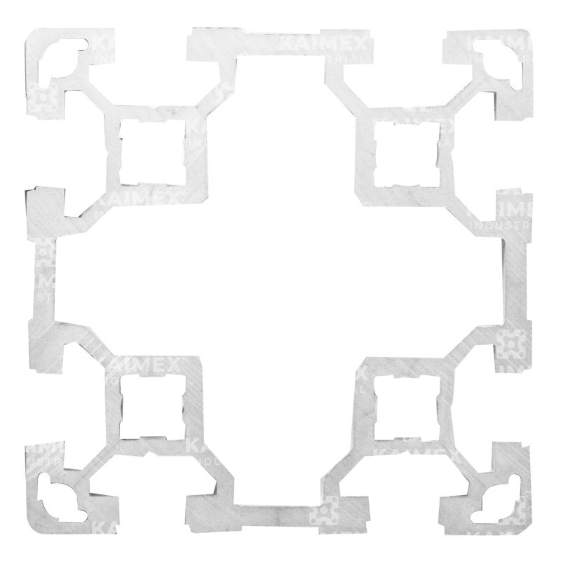 Perfil cuadrado 80x80 anodizado