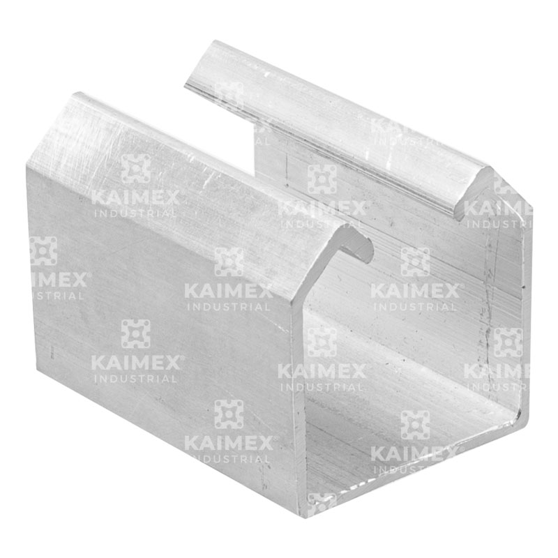 Perfil u p/corrediza