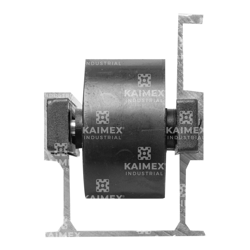 Riel de aluminio ESD con ceja sin anodizar