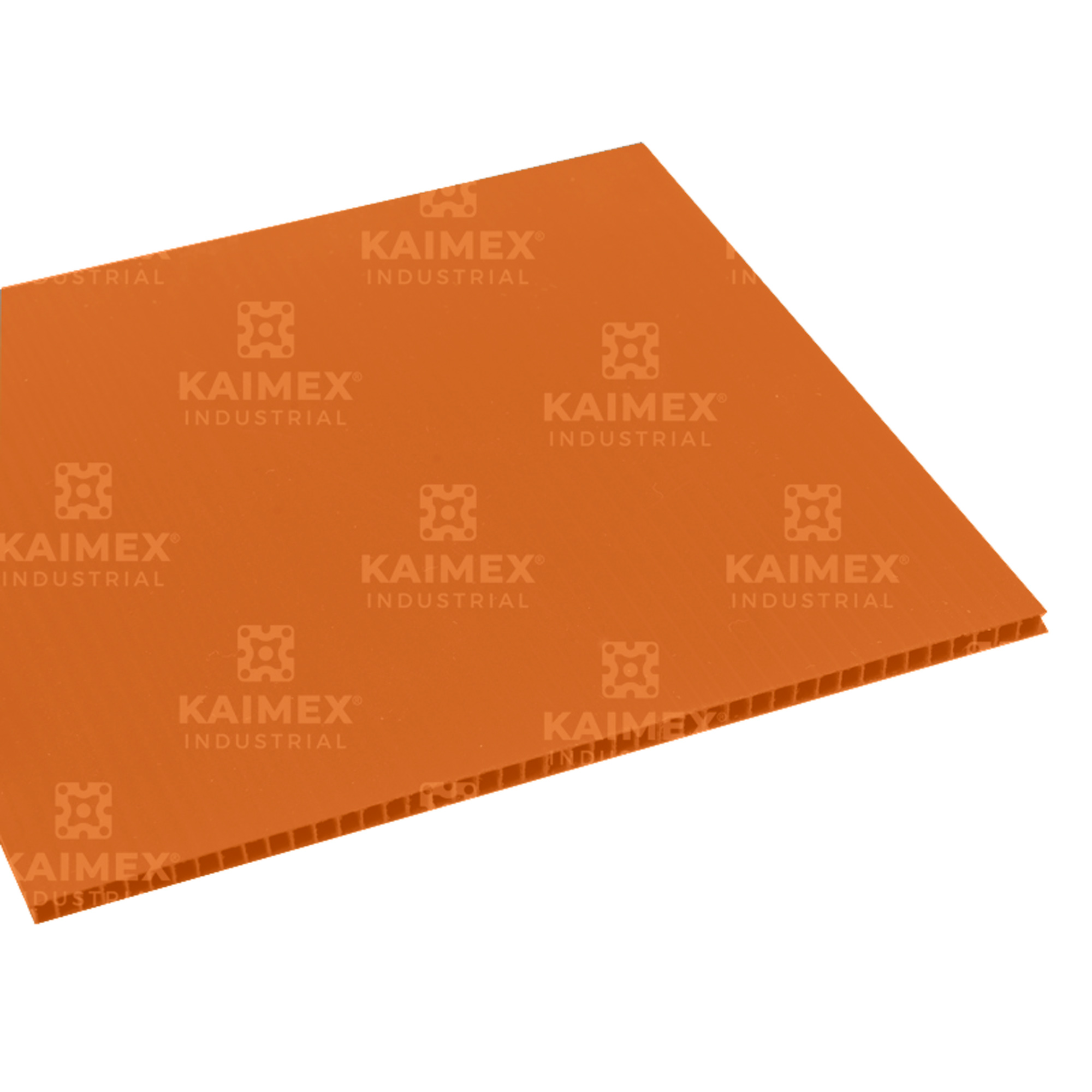 Plastico corrugado naranja 4mm